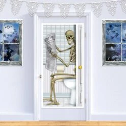Halloween Skeleton Restroom Door Cover 7 Halloween Skeleton Restroom Door Cover -Bulk Party Supplies Shop 00014 i2