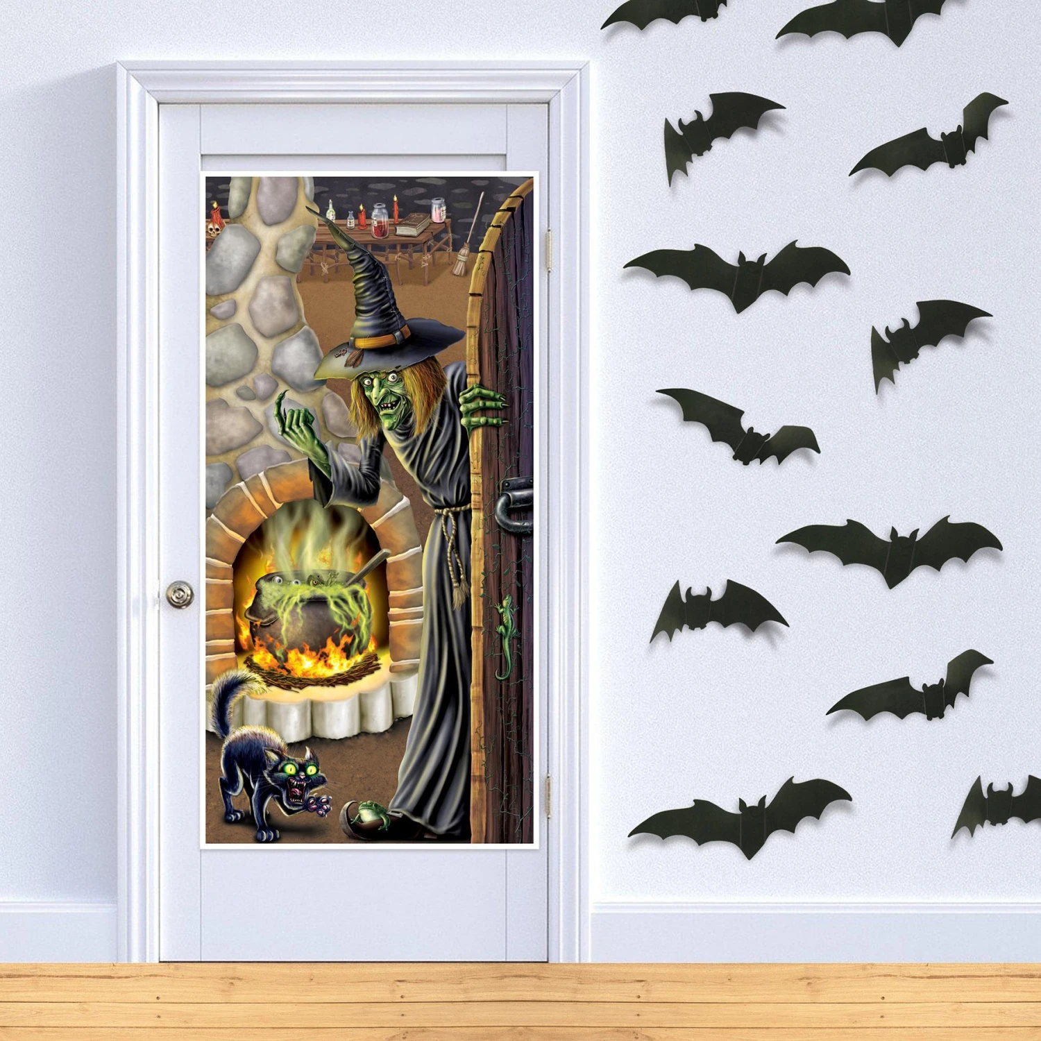 Halloween Witch's Brew Door Cover 2 Halloween Witch's Brew Door Cover - Image 2