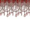Halloween Bloody Chains & Hooks Backdrop 2 Halloween Bloody Chains & Hooks Backdrop -Bulk Party Supplies Shop 00126
