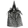 Halloween Spider Witch Hat Headband With Veil 3 Halloween Spider Witch Hat Headband With Veil -Bulk Party Supplies Shop 00332