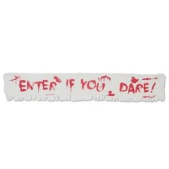 Halloween Enter If You Dare! Fabric Banner