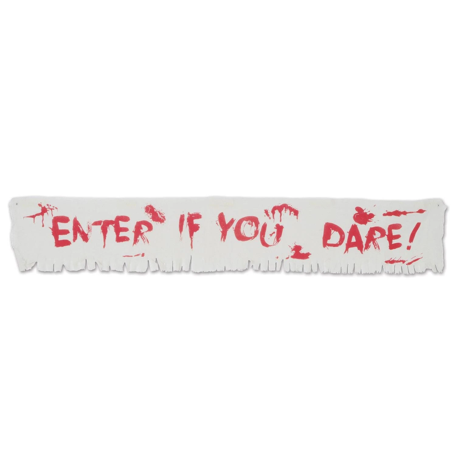Halloween Enter If You Dare! Fabric Banner 1 Halloween Enter If You Dare! Fabric Banner