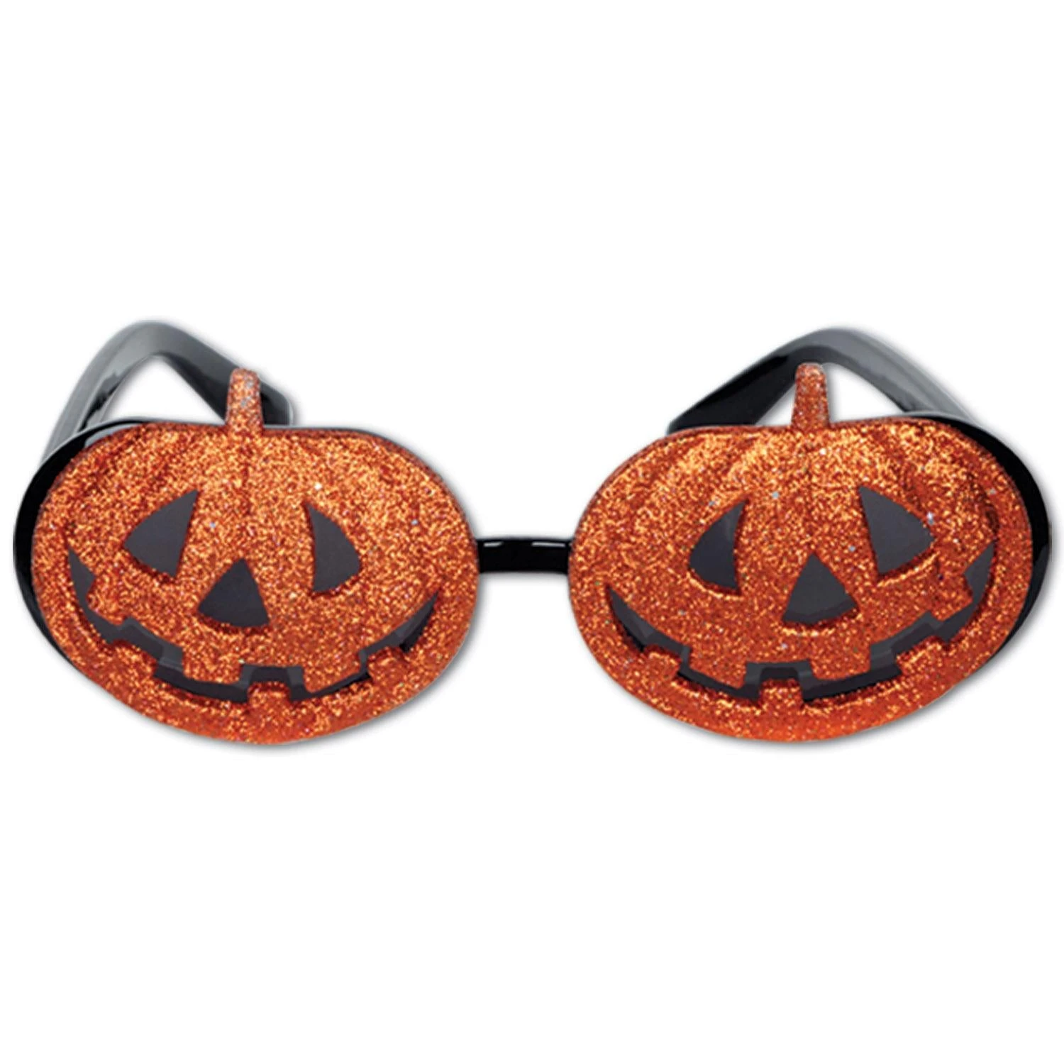 Halloween Glittered Jack-O-Lantern Fanci-Frame Glasses 1 Halloween Glittered Jack-O-Lantern Fanci-Frame Glasses