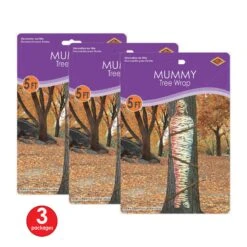 Halloween Mummy Tree Wrap Decoration 12 Halloween Mummy Tree Wrap Decoration -Bulk Party Supplies Shop 00366 i3 1