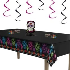 Day Of The Dead Tablecover -Bulk Party Supplies Shop 00373 i2