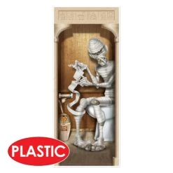 Halloween Mummy Restroom Door Cover -Bulk Party Supplies Shop 00379 i4