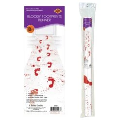 Halloween Bloody Footprints Runner -Bulk Party Supplies Shop 00387 i3