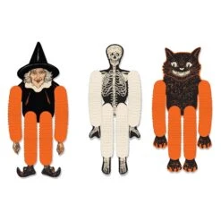 Vintage Halloween Tissue Dancers (3 Per Package)