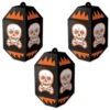 Vintage Halloween Skull Paper Lanterns (3 Per Package) -Bulk Party Supplies Shop 00437