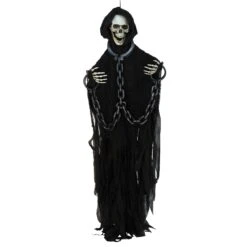 Halloween Skeleton With Chains Creepy Creature