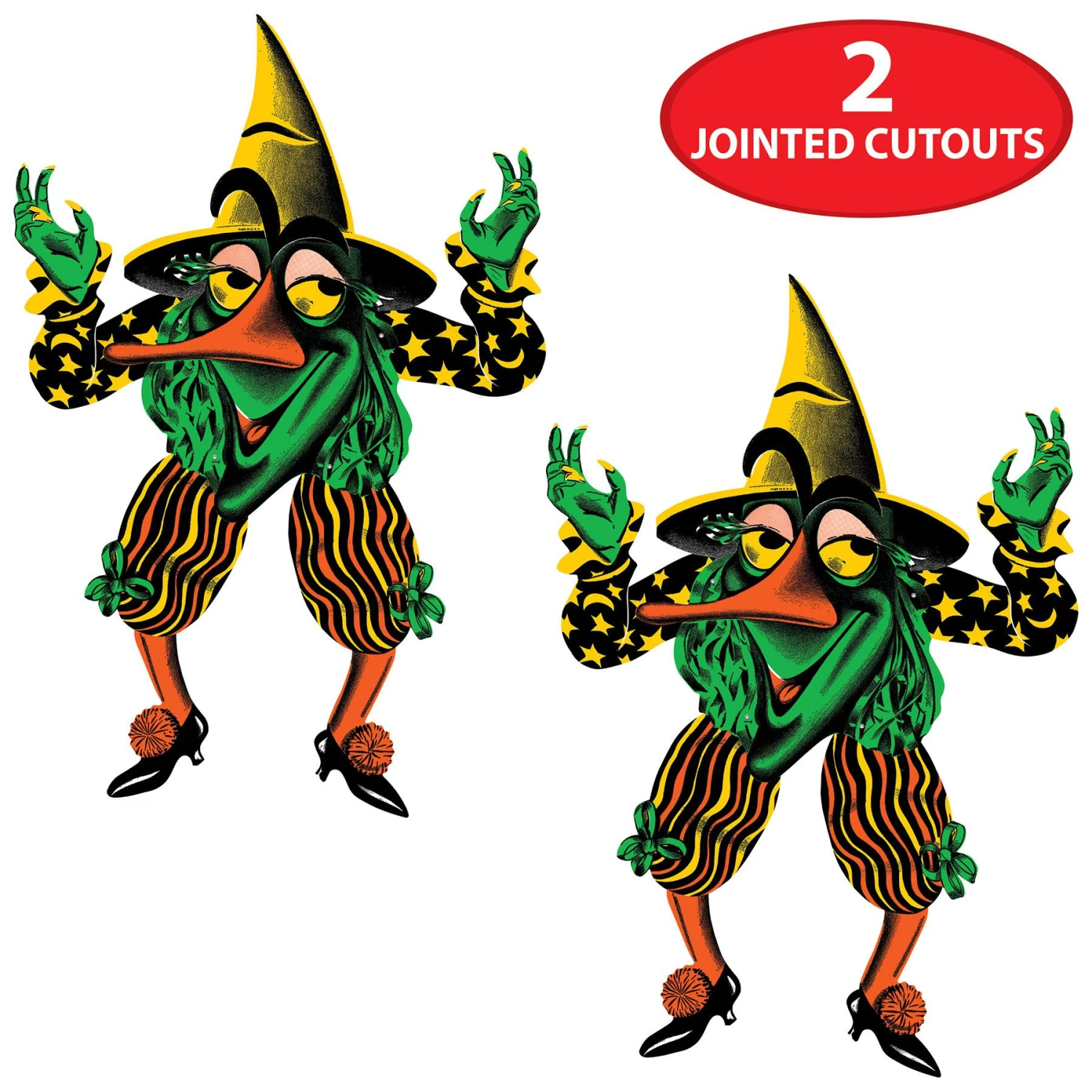 Vintage Halloween Jointed Witch Goblin 8 Vintage Halloween Jointed Witch Goblin - Image 8