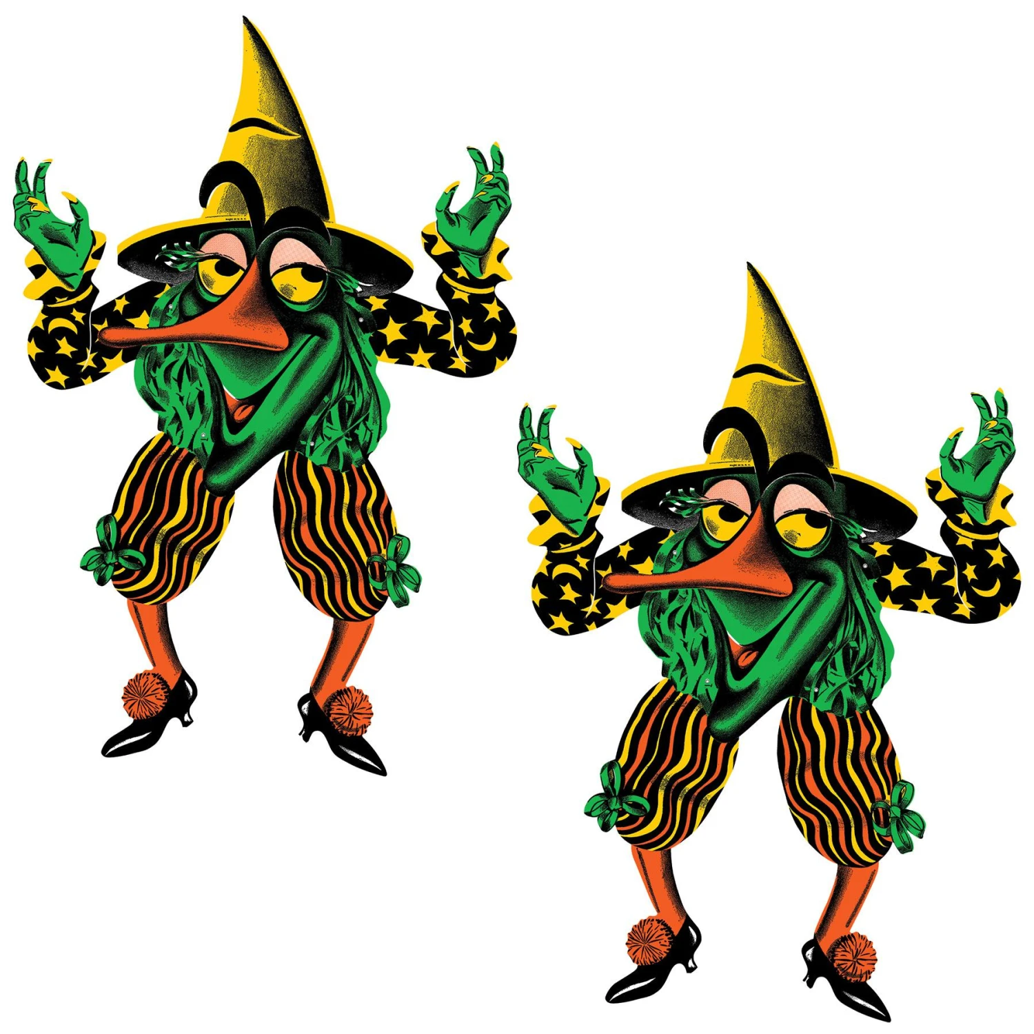 Vintage Halloween Jointed Witch Goblin 7 Vintage Halloween Jointed Witch Goblin - Image 7