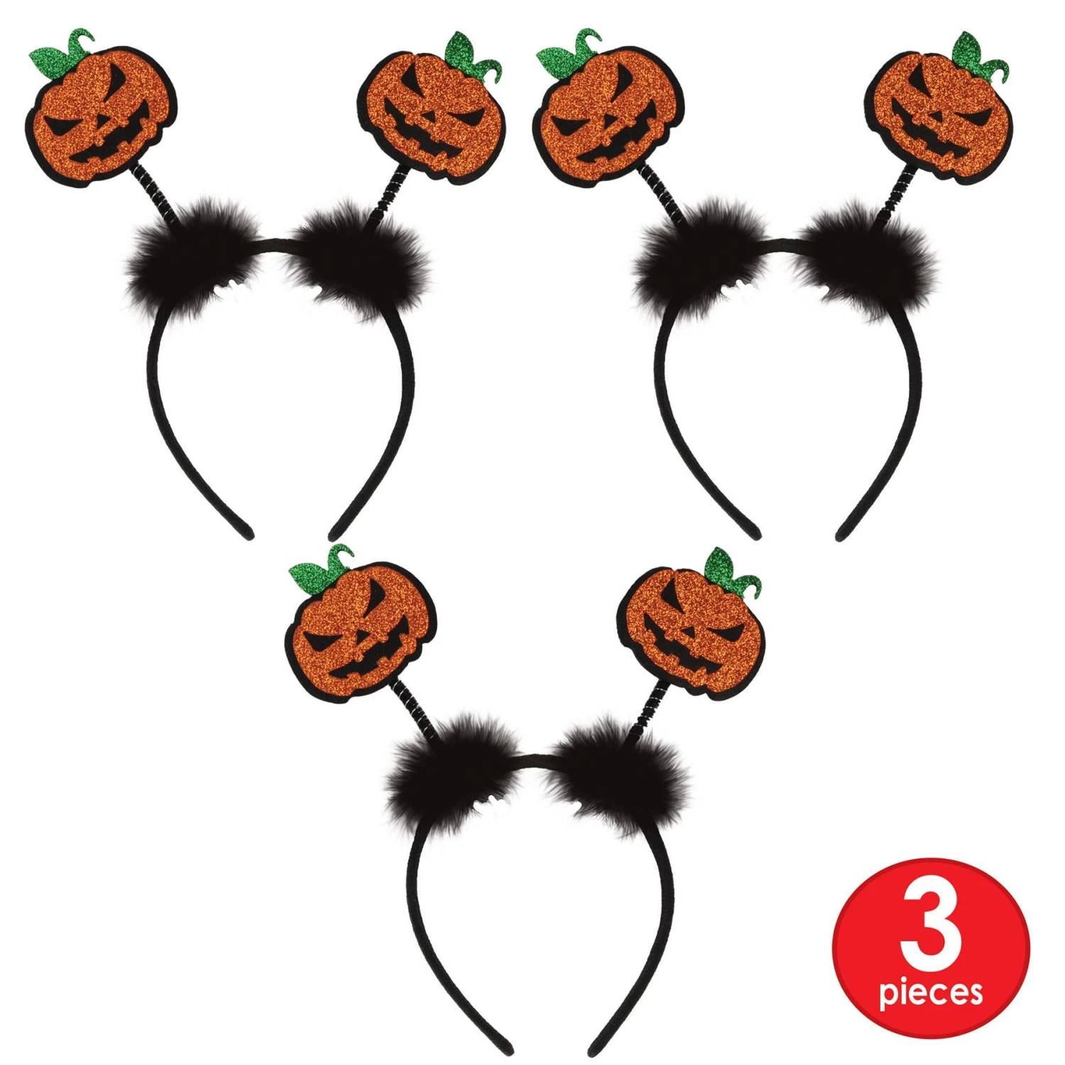 Halloween Glittered Jack-O-Lantern Boppers 9 Halloween Glittered Jack-O-Lantern Boppers - Image 9