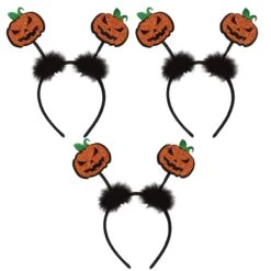 Halloween Glittered Jack-O-Lantern Boppers 16 Halloween Glittered Jack-O-Lantern Boppers -Bulk Party Supplies Shop 00476 i7