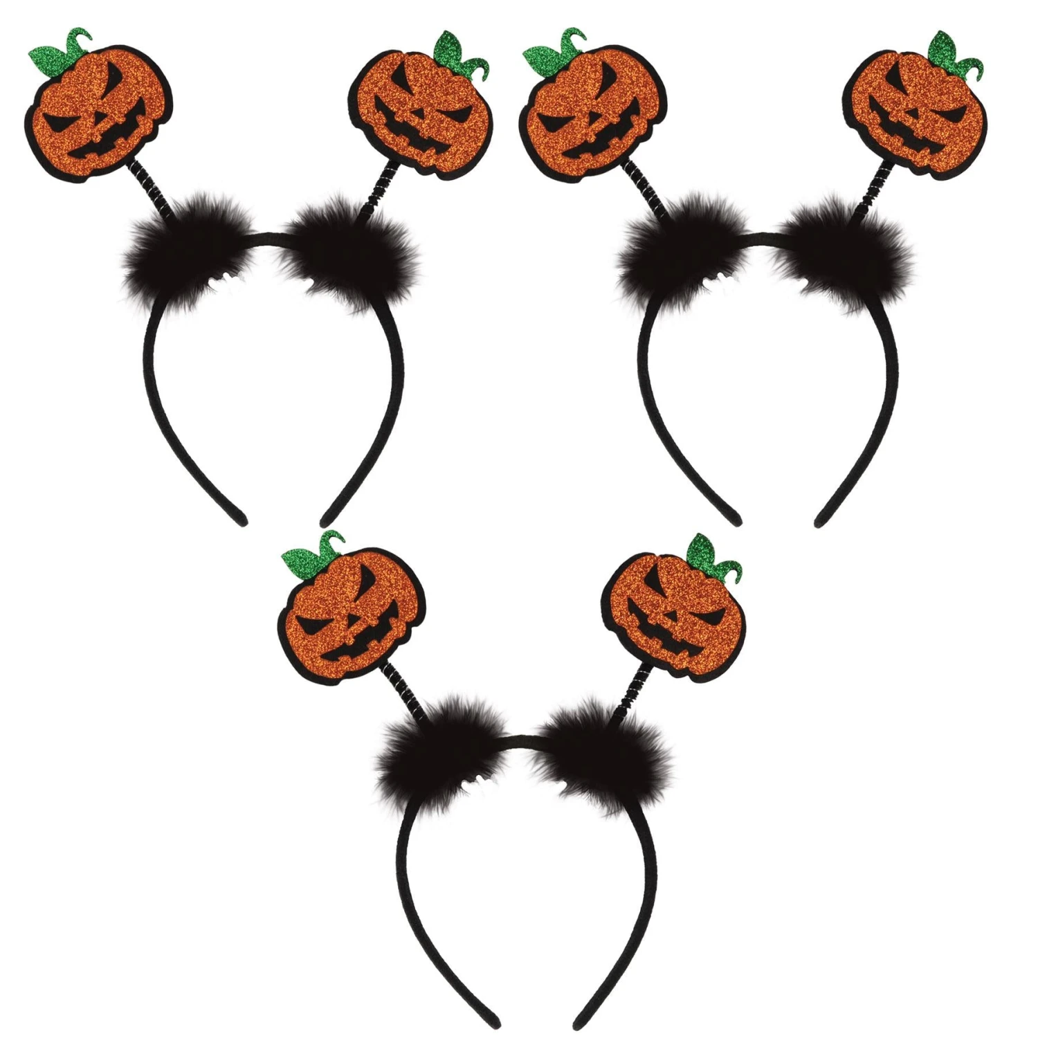 Halloween Glittered Jack-O-Lantern Boppers 8 Halloween Glittered Jack-O-Lantern Boppers - Image 8