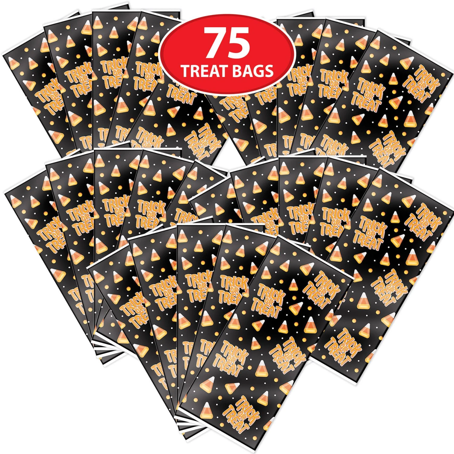 Halloween Trick Or Treat Cello Bags (25 Per Package) 8 Halloween Trick Or Treat Cello Bags (25 Per Package) - Image 8