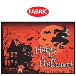 Vintage Halloween Fabric Backdrop -Bulk Party Supplies Shop 00496 i4 1