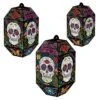 Foil Day Of The Dead Paper Lanterns (3 Per Package) -Bulk Party Supplies Shop 00536