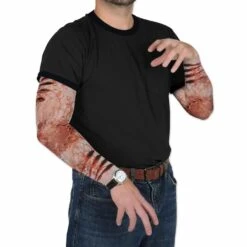 Halloween Zombie Bite Party Sleeves (1 Pair Per Package)