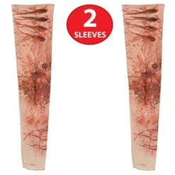 Halloween Zombie Bite Party Sleeves (1 Pair Per Package) -Bulk Party Supplies Shop 00547 i7 1