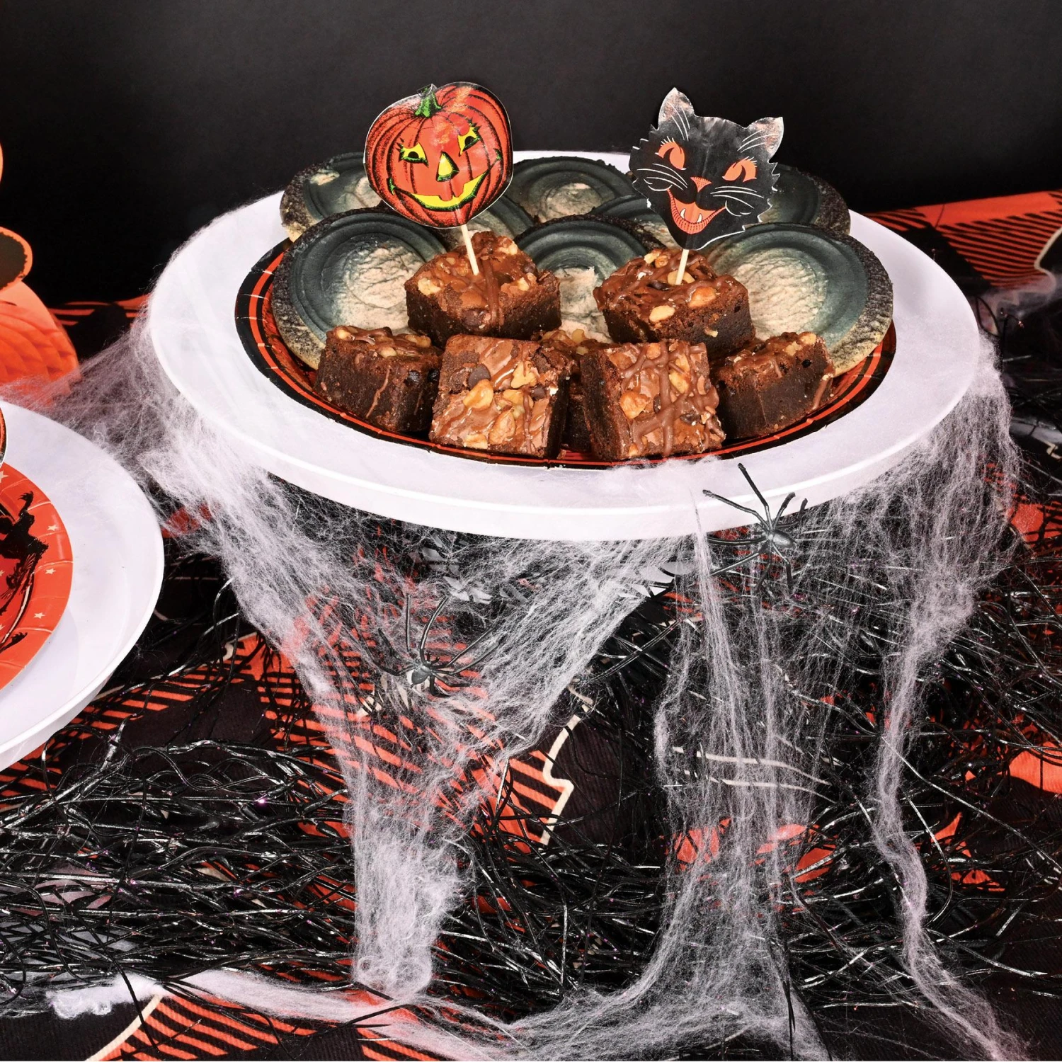 Halloween Giant Spider Web - White (2.1 Oz Per Package) 2 Halloween Giant Spider Web - White (2.1 Oz Per Package) - Image 2