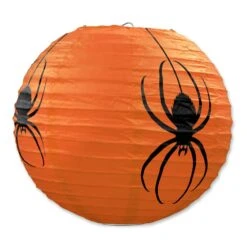 Halloween Spider Paper Lanterns (3 Per Package)