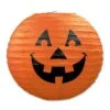 Halloween J-O-L Paper Lanterns (3 Per Package) 4 Halloween J-O-L Paper Lanterns (3 Per Package) -Bulk Party Supplies Shop 00571