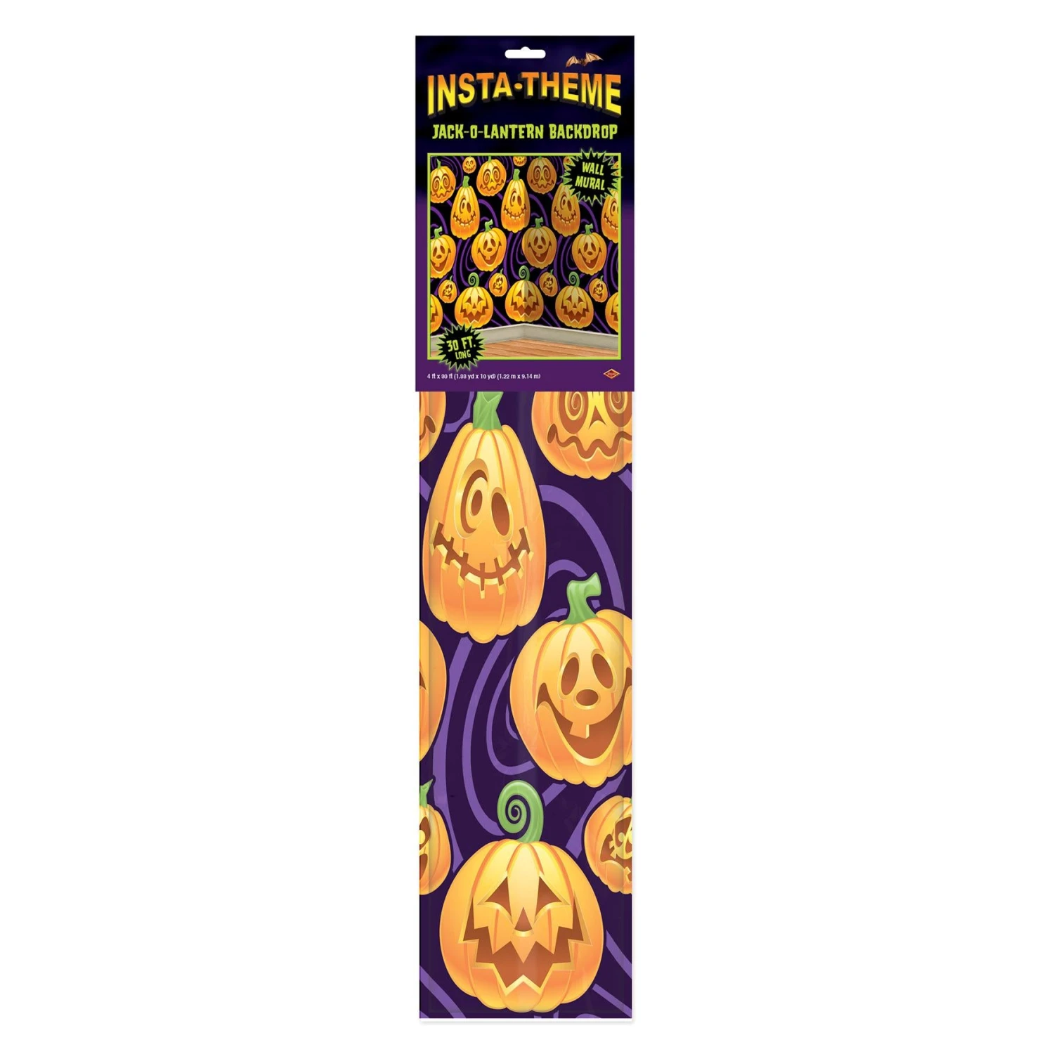 Halloween Jack-O-Lantern Backdrop 4 Halloween Jack-O-Lantern Backdrop - Image 4