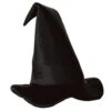 Halloween Satin-Soft Black Witch Hat -Bulk Party Supplies Shop 00720