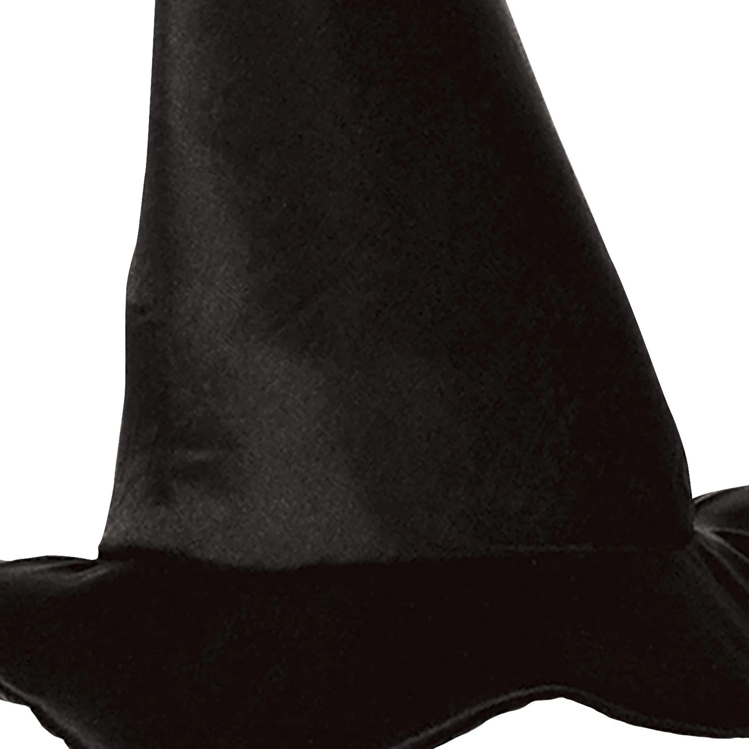 Halloween Satin-Soft Black Witch Hat 2 Halloween Satin-Soft Black Witch Hat - Image 2