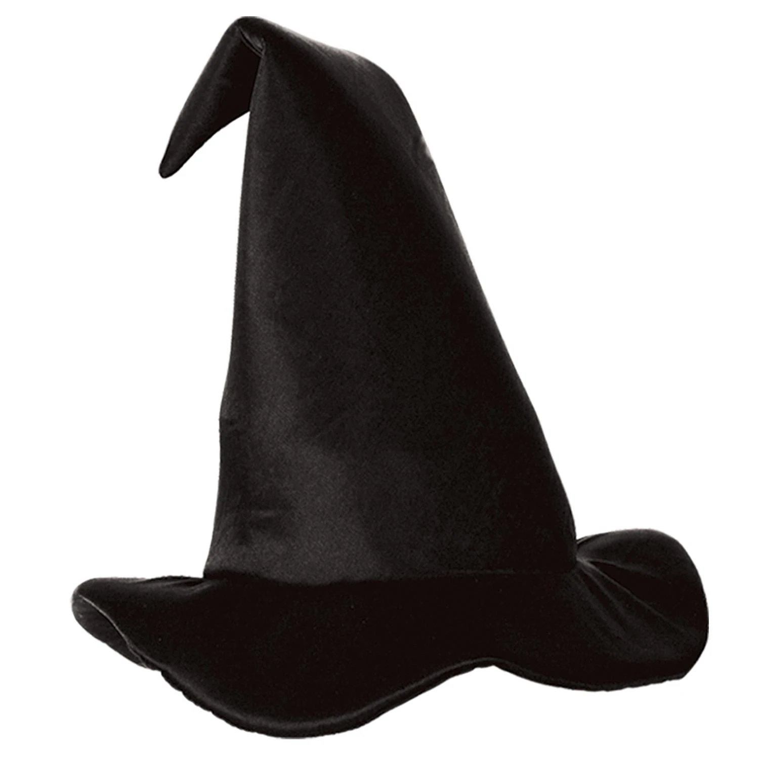 Halloween Satin-Soft Black Witch Hat 1 Halloween Satin-Soft Black Witch Hat