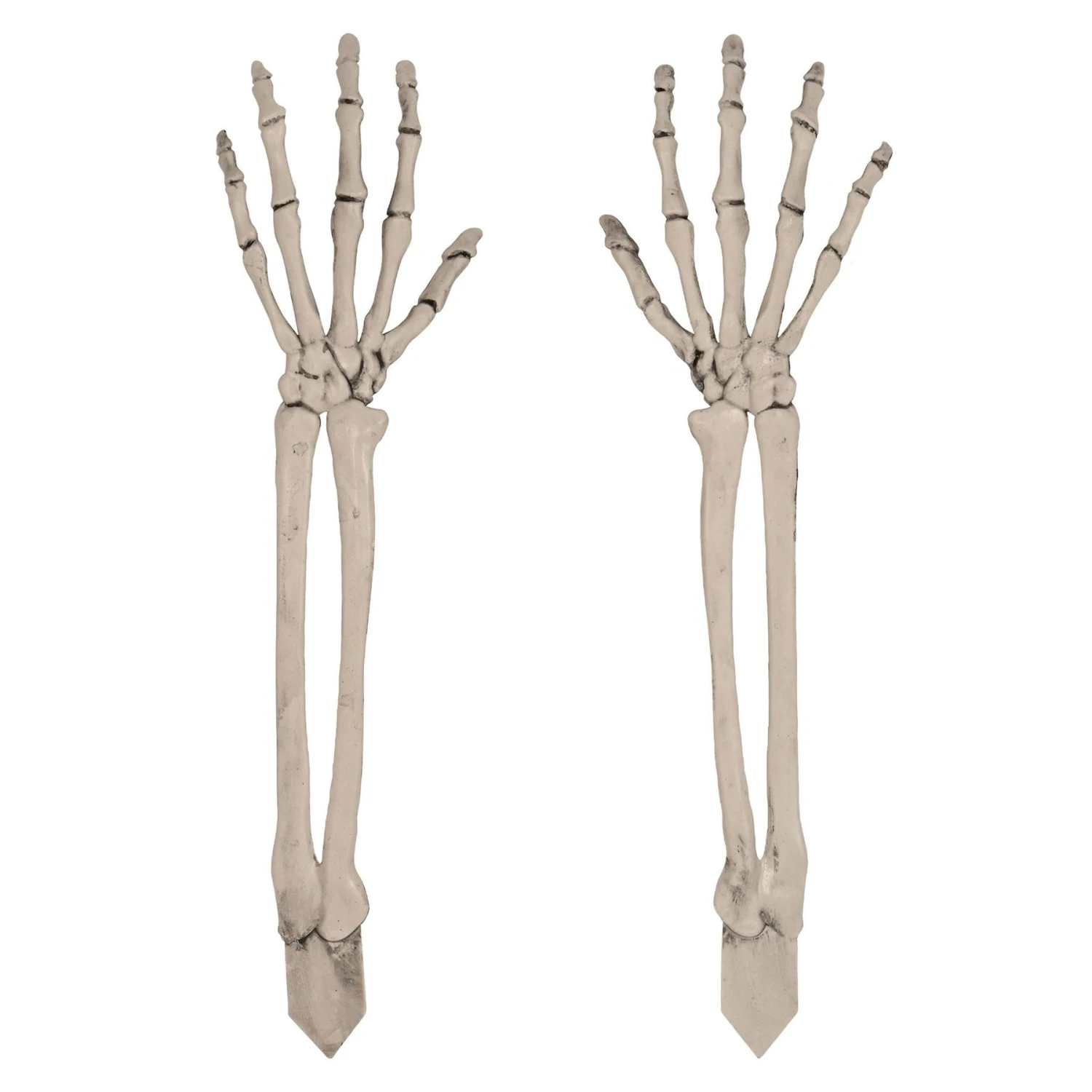 Halloween Plastic Skeleton Hand Yard Stakes (2 Per Package) 1 Halloween Plastic Skeleton Hand Yard Stakes (2 Per Package)