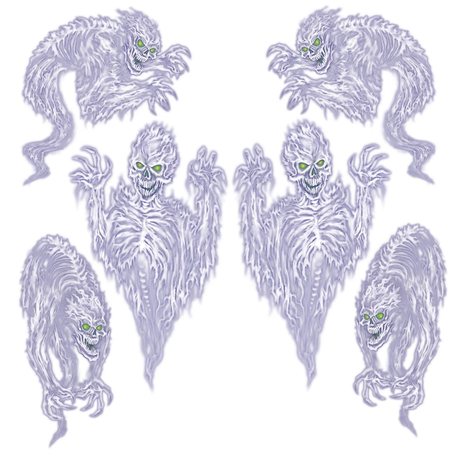 Halloween Scary Spirit Props (6 Per Package) 1 Halloween Scary Spirit Props (6 Per Package)