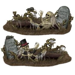 Halloween Doomed Groom & Buried Bride Props (2 Per Package)