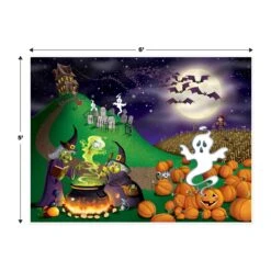 Halloween Insta-Mural Decoration -Bulk Party Supplies Shop 00909 i5