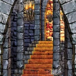 Halloween Stairway - Window & Torch Props (9 Per Package) -Bulk Party Supplies Shop 00912 i1