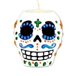 Day Of The Dead Male Tea Light Holder