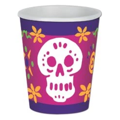 Day Of The Dead Beverage Cups (8 Per Package)
