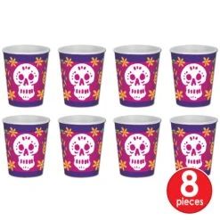 Day Of The Dead Beverage Cups (8 Per Package) -Bulk Party Supplies Shop 00940 i7 1