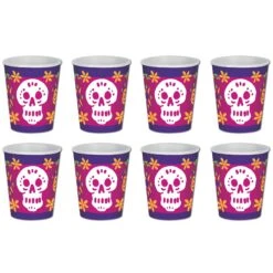 Day Of The Dead Beverage Cups (8 Per Package) -Bulk Party Supplies Shop 00940 i7
