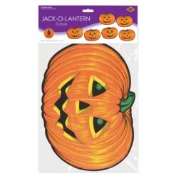 Halloween Jack-O-Lantern Cutouts (6 Per Package) -Bulk Party Supplies Shop 00944 i3