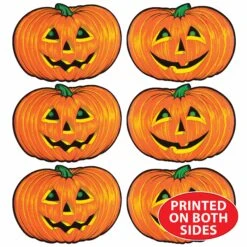 Halloween Jack-O-Lantern Cutouts (6 Per Package) -Bulk Party Supplies Shop 00944 i4