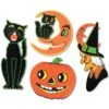 Vintage Halloween Packaged Cutouts (4 Per Package) -Bulk Party Supplies Shop 01016