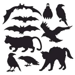 Halloween Silhouettes (10 Per Package)