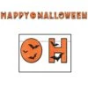 Glittered Happy Halloween Streamer -Bulk Party Supplies Shop 01022