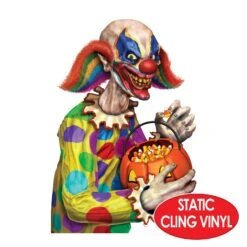 Halloween Creepy Clown Car Cling -Bulk Party Supplies Shop 01060 i4