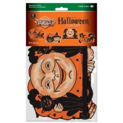 9 Inch Vintage Halloween Cutouts (4 Per Package) 7 9 Inch Vintage Halloween Cutouts (4 Per Package) -Bulk Party Supplies Shop 01182 i3