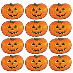 Halloween Party Jack-O-Lantern Faces (12 Per Case) -Bulk Party Supplies Shop 01224 i7