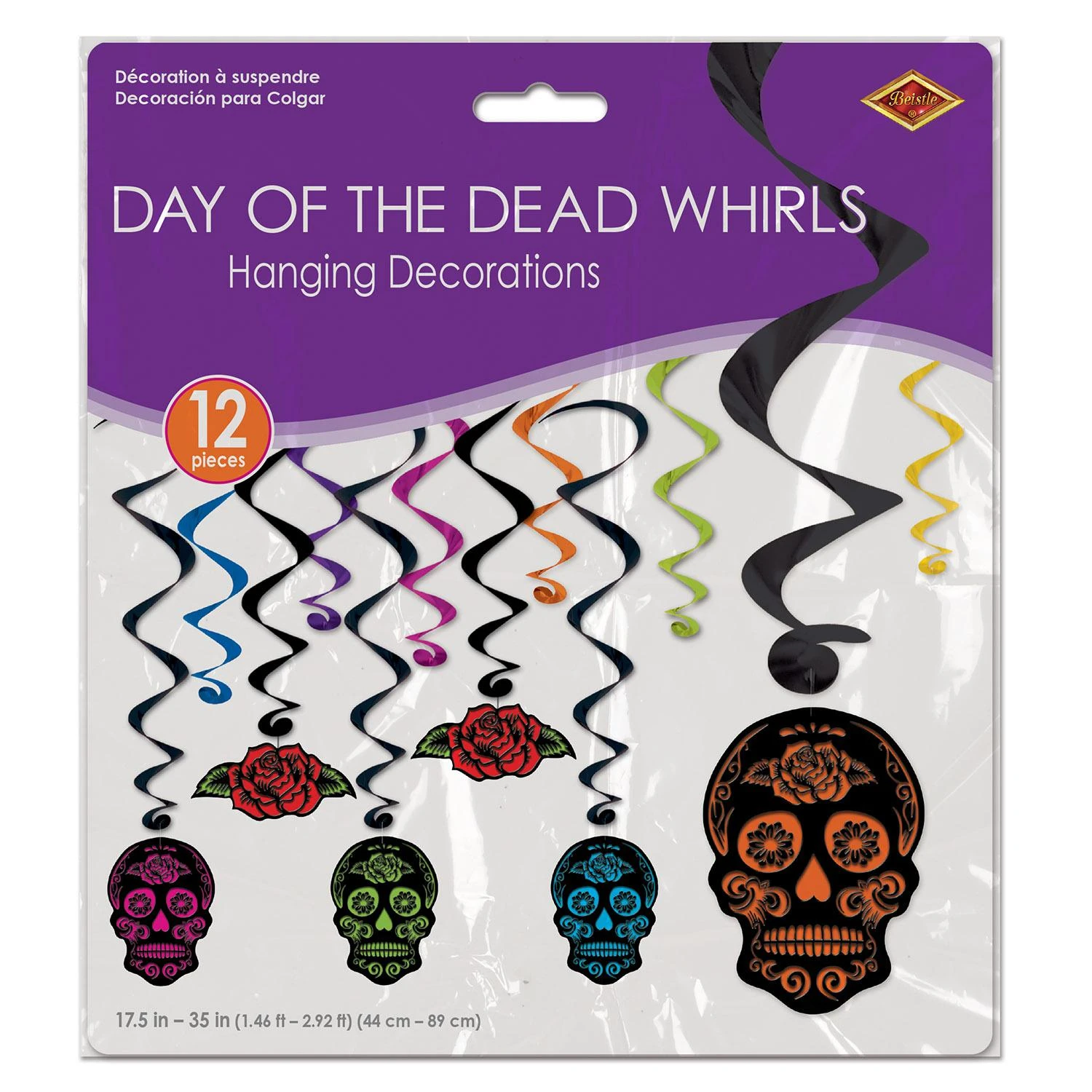 Day Of The Dead Whirls (12 Per Package) 2 Day Of The Dead Whirls (12 Per Package) - Image 2