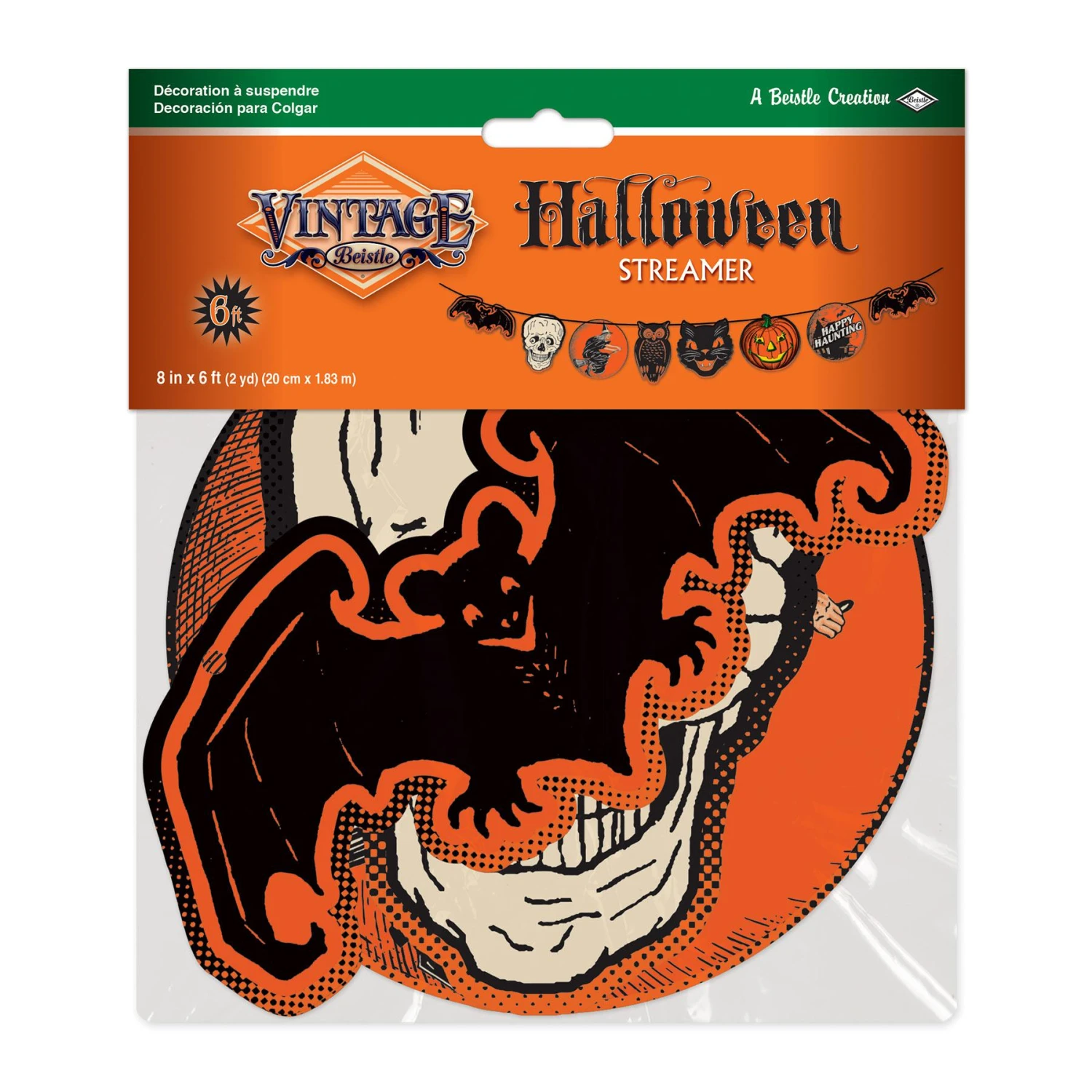Vintage Halloween Streamer (12 Per Case) 10 Vintage Halloween Streamer (12 Per Case) - Image 10